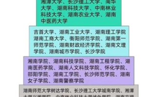 湖南的大学排名_湖南有哪些好大学