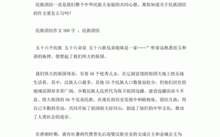 民族团结教育作文怎么写_民族团结教育作文800字范文