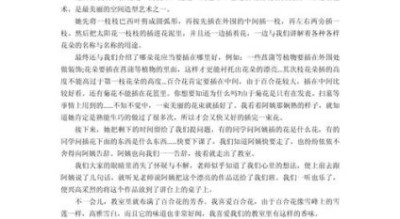 什么是插叙作文_如何写好插叙作文600字