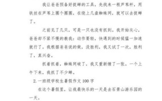 一年级作文100字怎么写_一年级作文100字范例