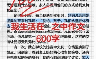 生活作文600字怎么写_生活作文600字写作技巧