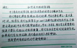 九年级英语作文怎么写_如何拿高分