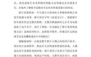 电影观后感怎么写_如何写出高分800字影评