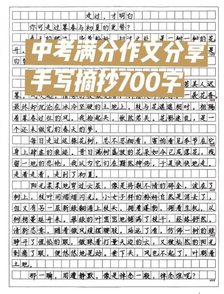 中考满分作文怎么写_中考作文700字如何得高分-第1张图片-星辰妙记 中考满分作文怎么写_中考作文700字如何得高分-第1张图片-星辰妙记