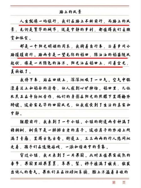 风景在路上作文怎么写_如何写600字-第2张图片-星辰妙记 风景在路上作文怎么写_如何写600字-第2张图片-星辰妙记
