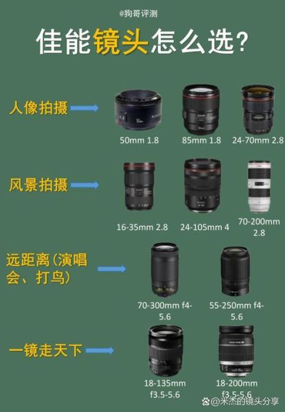 佳能单反镜头怎么选_EF镜头推荐-第1张图片-星辰妙记