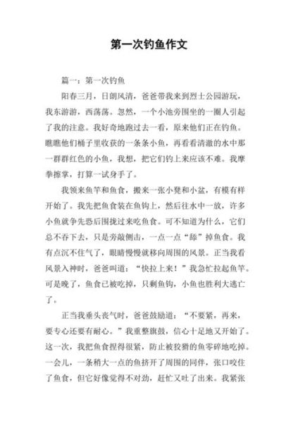 钓鱼作文400字怎么写_小学生钓鱼作文技巧-第3张图片-星辰妙记 钓鱼作文400字怎么写_小学生钓鱼作文技巧-第3张图片-星辰妙记
