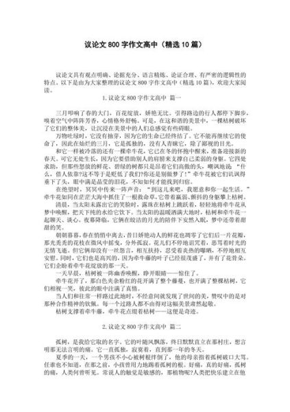 高中作文如何拿高分_优秀作文800字写作技巧-第3张图片-星辰妙记