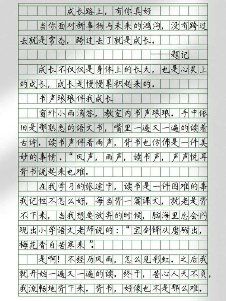 在什么中成长作文600字怎么写_成长主题作文素材有哪些-第2张图片-星辰妙记 在什么中成长作文600字怎么写_成长主题作文素材有哪些-第2张图片-星辰妙记