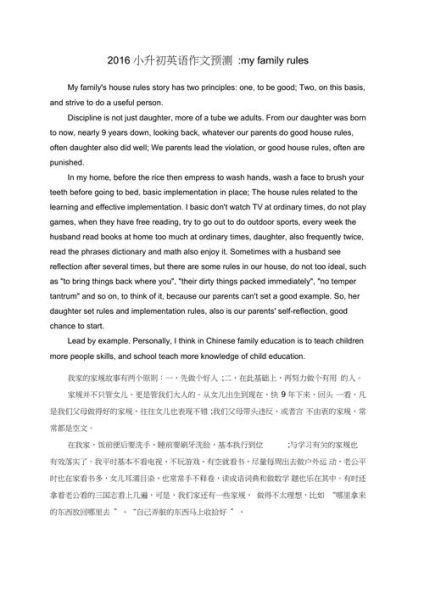 how_to_write_my_family_rules_essay_in_english-第2张图片-星辰妙记