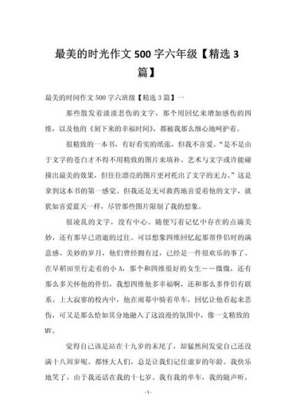 最美的时光作文怎么写_最美的时光作文素材有哪些-第2张图片-星辰妙记