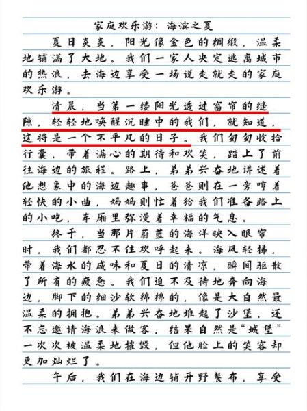 快乐的旅行作文怎么写_400字作文写作技巧-第3张图片-星辰妙记 快乐的旅行作文怎么写_400字作文写作技巧-第3张图片-星辰妙记