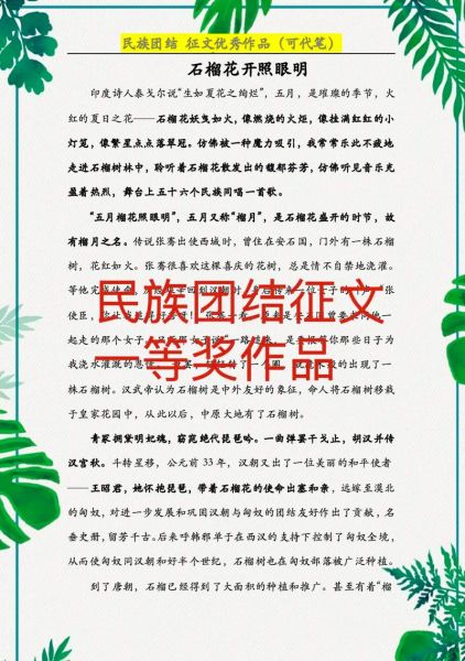 民族团结教育作文怎么写_民族团结教育作文800字范文-第2张图片-星辰妙记