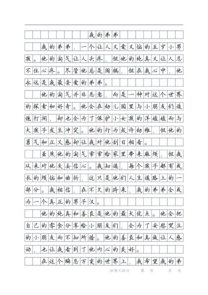 弟弟的作文怎么写_500字作文如何扩写到800字-第2张图片-星辰妙记 弟弟的作文怎么写_500字作文如何扩写到800字-第2张图片-星辰妙记