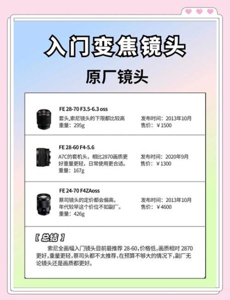 索尼必买镜头有哪些_索尼镜头怎么选-第1张图片-星辰妙记 索尼必买镜头有哪些_索尼镜头怎么选-第1张图片-星辰妙记
