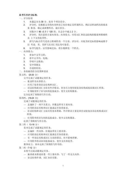 高考英语作文如何拿高分_评分标准是什么-第1张图片-星辰妙记