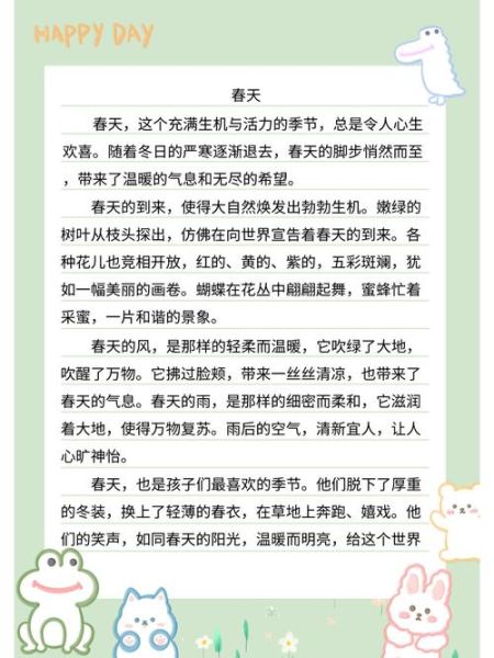 在春天里歌唱作文怎么写_春天作文如何写生动-第1张图片-星辰妙记 在春天里歌唱作文怎么写_春天作文如何写生动-第1张图片-星辰妙记