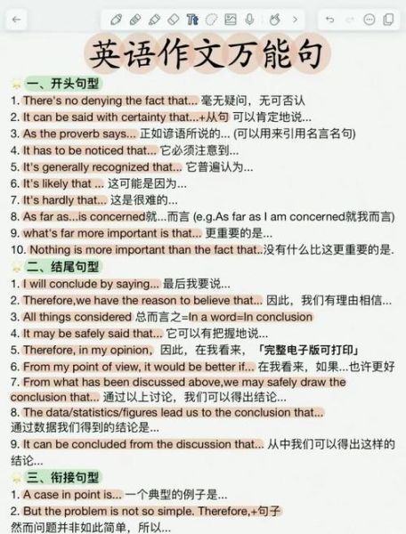 如何提高英语作文成绩_英语作文万能句型有哪些-第2张图片-星辰妙记 如何提高英语作文成绩_英语作文万能句型有哪些-第2张图片-星辰妙记