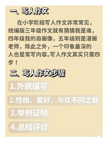 怎样写xx的人作文_写人作文技巧-第2张图片-星辰妙记