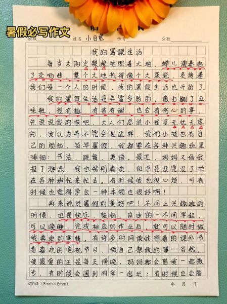 暑假生活作文怎么写_350字作文如何扩写到1000字-第1张图片-星辰妙记