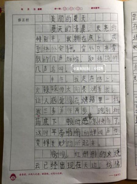 美丽的夏天作文怎么写_夏天作文写作技巧-第1张图片-星辰妙记