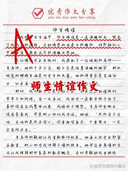 师生情作文600字怎么写_如何写出感人至深的师生情-第1张图片-星辰妙记