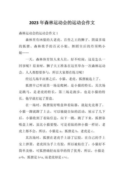 森林赛跑作文怎么写_森林赛跑作文写作技巧-第3张图片-星辰妙记 森林赛跑作文怎么写_森林赛跑作文写作技巧-第3张图片-星辰妙记