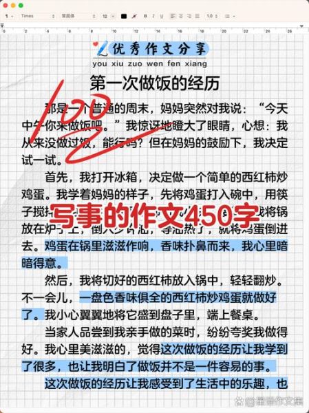 优秀作文450字怎么写_如何提高写作水平-第2张图片-星辰妙记