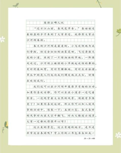 小学生春游作文怎么写_春游作文150字如何扩写-第3张图片-星辰妙记 小学生春游作文怎么写_春游作文150字如何扩写-第3张图片-星辰妙记