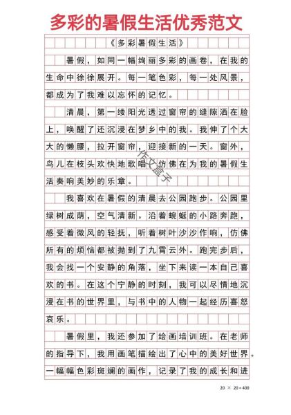 暑假趣事作文怎么写_有哪些精彩素材-第1张图片-星辰妙记 暑假趣事作文怎么写_有哪些精彩素材-第1张图片-星辰妙记