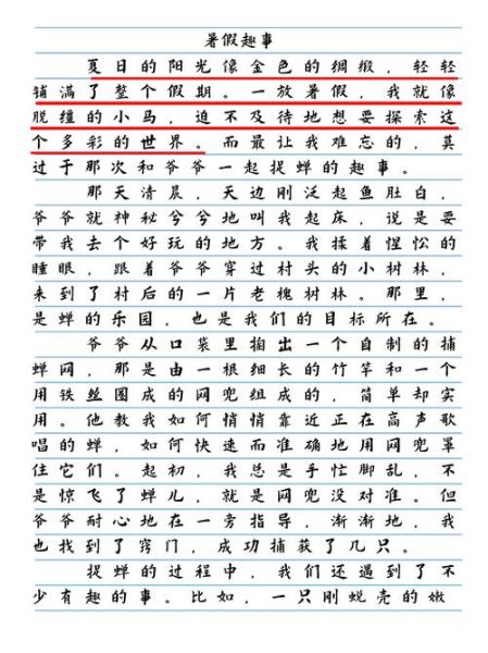 暑假趣事作文怎么写_350字作文如何扩展成800字-第1张图片-星辰妙记 暑假趣事作文怎么写_350字作文如何扩展成800字-第1张图片-星辰妙记