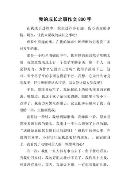 成长作文怎么写_成长作文800字如何打动人心-第3张图片-星辰妙记