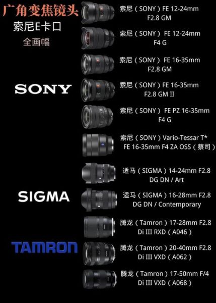 e卡口广角镜头推荐_索尼广角镜头怎么选-第2张图片-星辰妙记