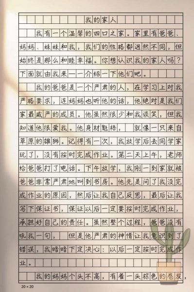 我的家人作文怎么写_家人作文300字如何扩展-第1张图片-星辰妙记 我的家人作文怎么写_家人作文300字如何扩展-第1张图片-星辰妙记