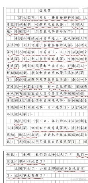 放风筝作文怎么写_放风筝作文开头怎么写-第2张图片-星辰妙记