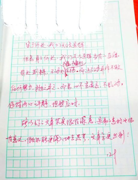 教师作文评语怎么写_作文评语大全-第1张图片-星辰妙记