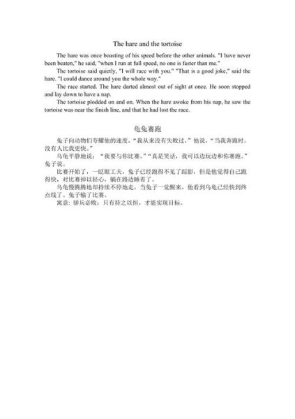 how_to_write_the_tortoise_and_the_hare_essay_in_english-第2张图片-星辰妙记