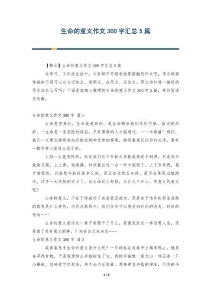 生命的意义是什么_如何写好生命作文-第2张图片-星辰妙记