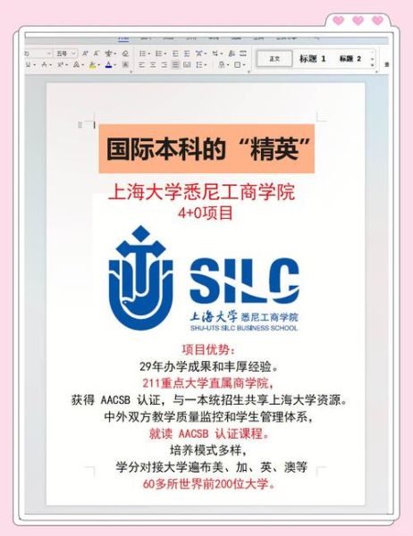 上海大学悉尼商学院怎么样_申请条件难不难-第3张图片-星辰妙记