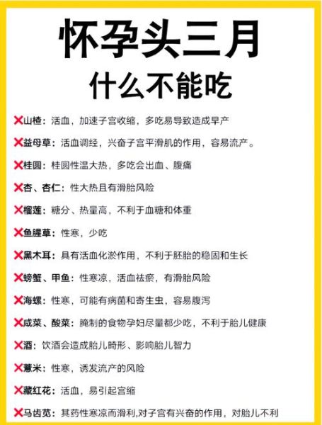 孕妇饮食禁忌有哪些_孕妇注意事项大全-第1张图片-星辰妙记