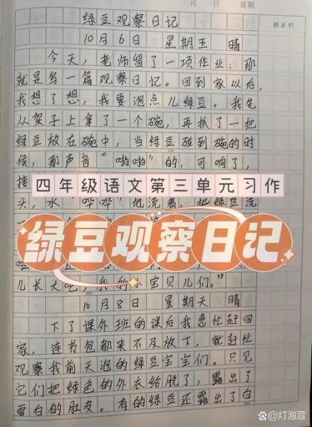 观察日记怎么写_观察日记格式要求-第3张图片-星辰妙记