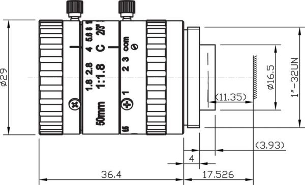 C口镜头尺寸是多少_如何选C口镜头-第3张图片-星辰妙记